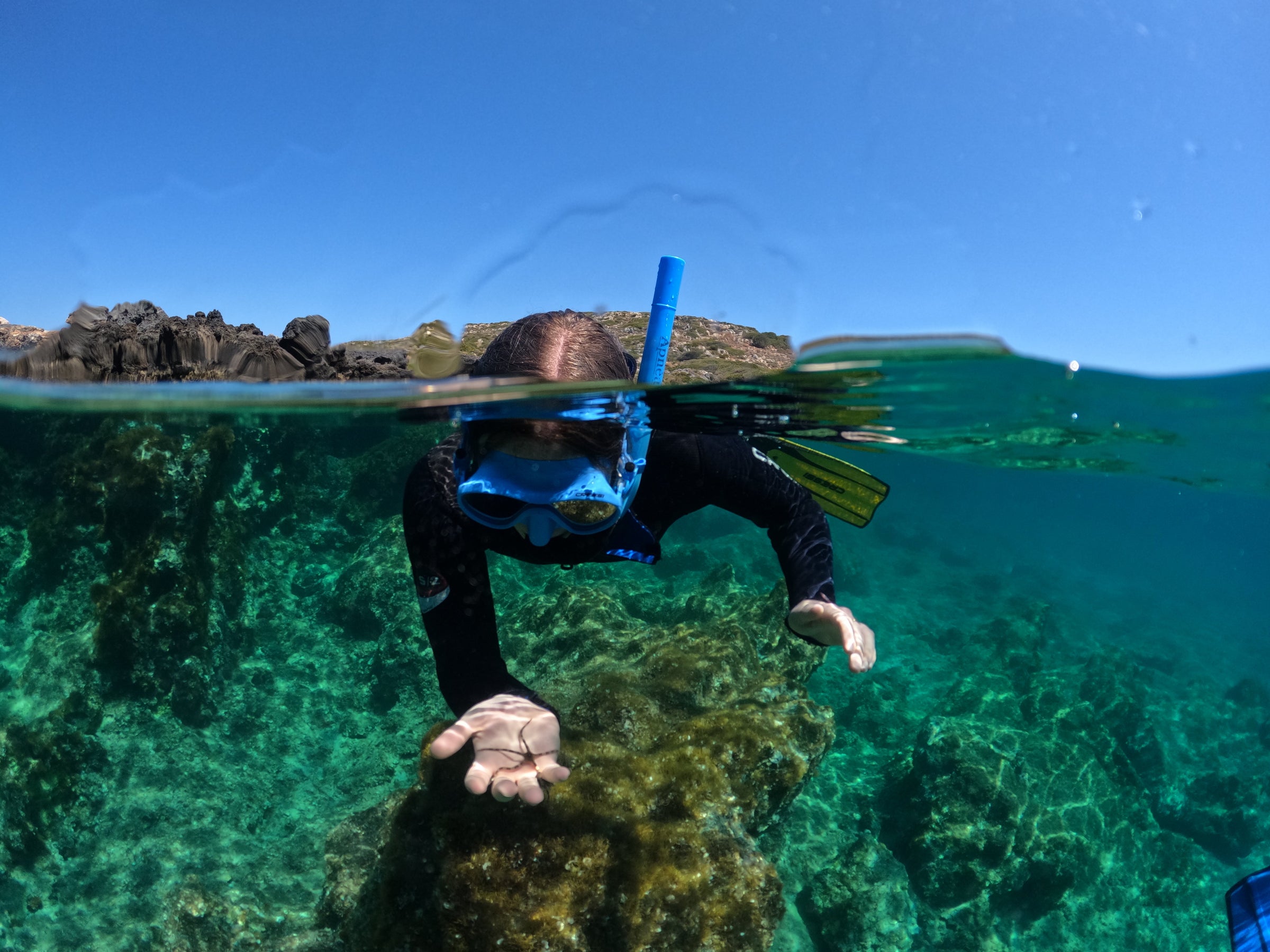 Go snorkeling or try scuba diving in Chania, Crete